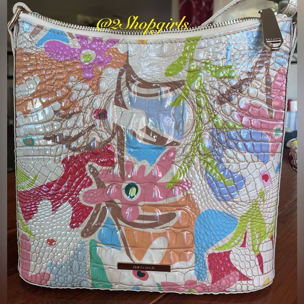 NWT Brahmin Katie Crossbody in FLOURETTE  Melbourne